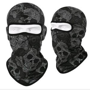 Tactical Skull Ghost Printed Full Face Mask Balaclava Halloween Ski Motorcycle